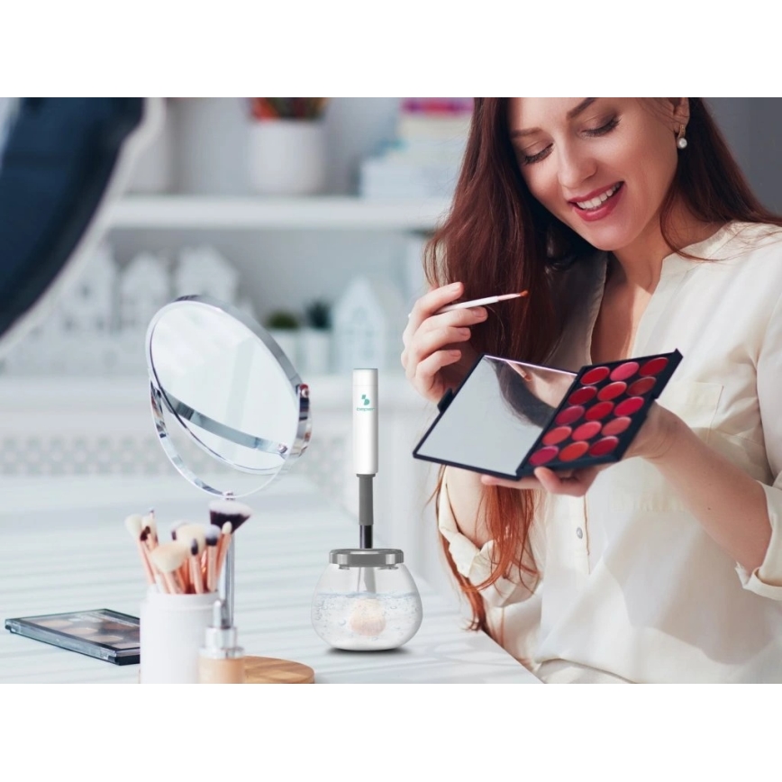 Beper - Limpador de pincéis de maquilhagem 2xAAA