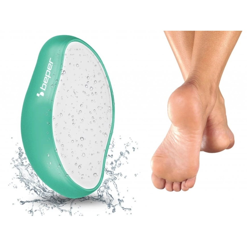 Beper - Pedra esfoliante, cor menta