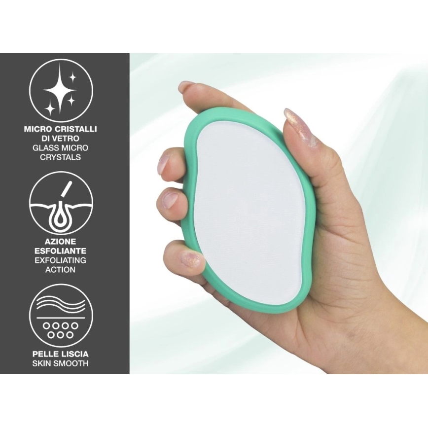 Beper - Pedra esfoliante, cor menta
