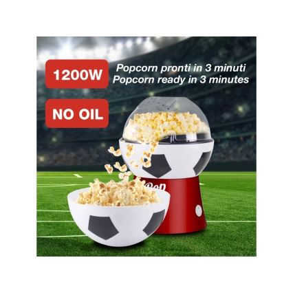 Beper - Pipoqueira 1200W/230V em forma de bola de futebol