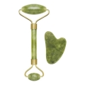 Beper - Rolo de massagem e pedra Gua Sha em nefrite
