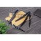 BerlingerHaus - Conjunto de facas de aço inoxidável com tábua de corte de bambu 6 pcs azul/preto