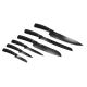 BerlingerHaus - Conjunto de facas em aço inoxidável num suporte 6 pcs preto/cobre