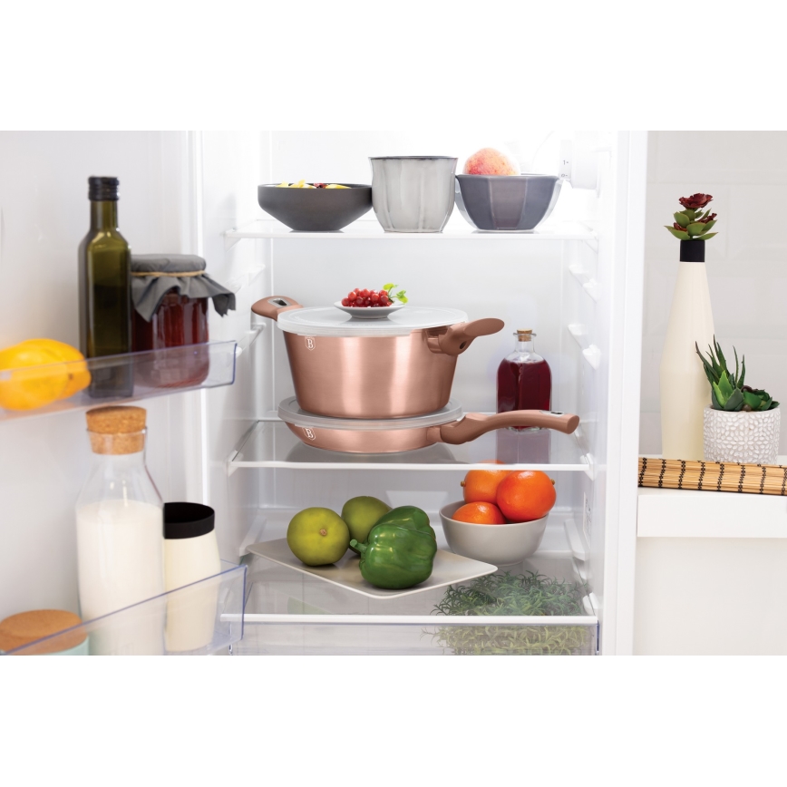BerlingerHaus - Conjunto de pratos com uma superfície de mármore 6 pcs rosa ouro