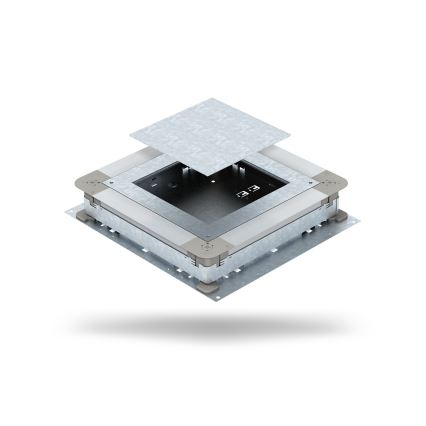 BETTERMANN - Caixa de pavimento para betão 18 módulos (9 dispositivos 45x45)