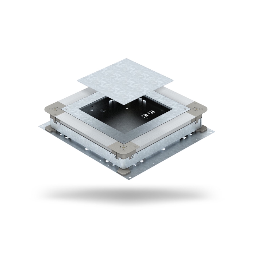 BETTERMANN - Caixa de pavimento para betão 24 módulos (12 dispositivos 45x45)