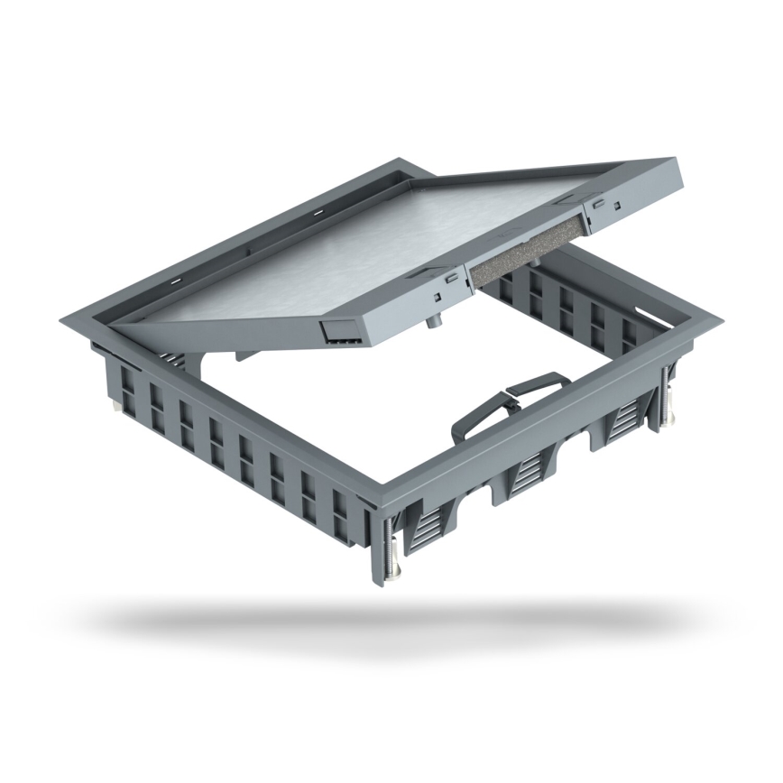 BETTERMANN - Caixa de pavimento para pisos duplos 24 módulos (12 dispositivos 45x45)