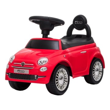 Bicicleta de empurrar Fiat 500 2xAA vermelho