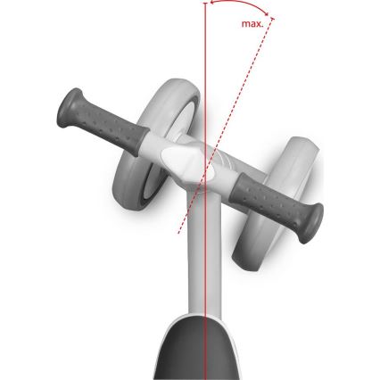 Bicicleta de empurrar KVADROLET cinzento/castanho