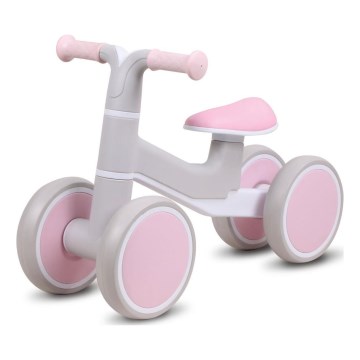 Bicicleta de empurrar KVADROLET cinzento/rosa