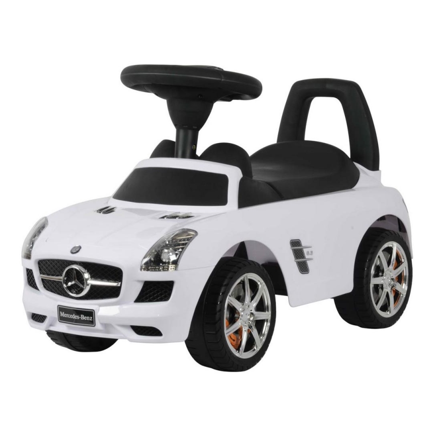 Bicicleta de empurrar Mercedes 2xAA branco/preto