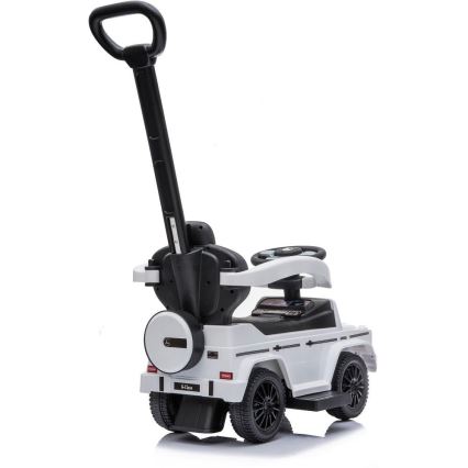 Bicicleta de empurrar Mercedes G350d 3em1 2xAA branco/preto