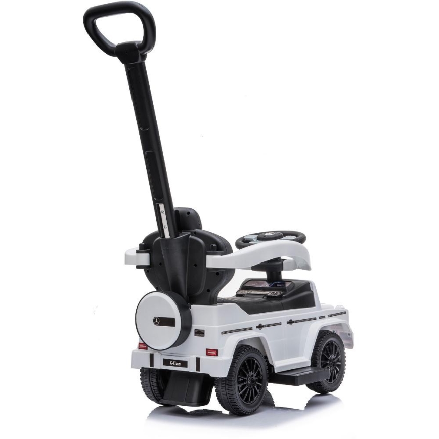 Bicicleta de empurrar Mercedes G350d 3em1 2xAA branco/preto