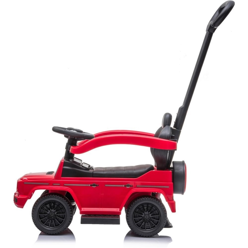 Bicicleta de empurrar Mercedes G350d 3em1 2xAA vermelho/preto