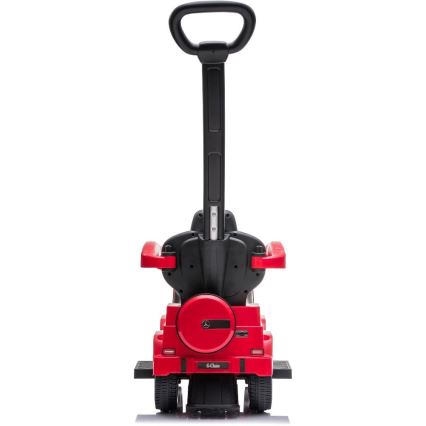 Bicicleta de empurrar Mercedes G350d 3em1 2xAA vermelho/preto