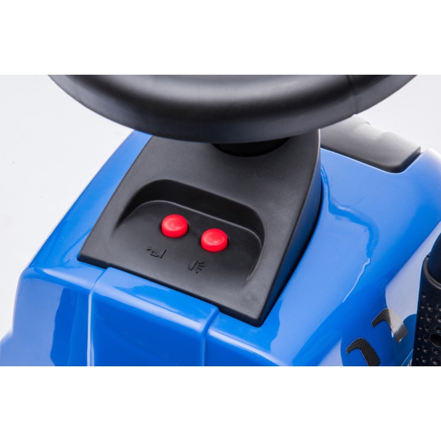 Bicicleta de empurrar NEW HOLLAND 2xAA azul/preto