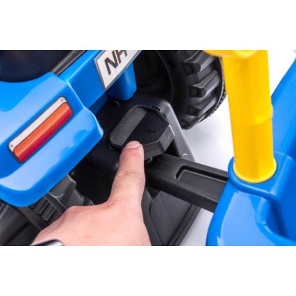 Bicicleta de empurrar NEW HOLLAND 2xAA azul/preto