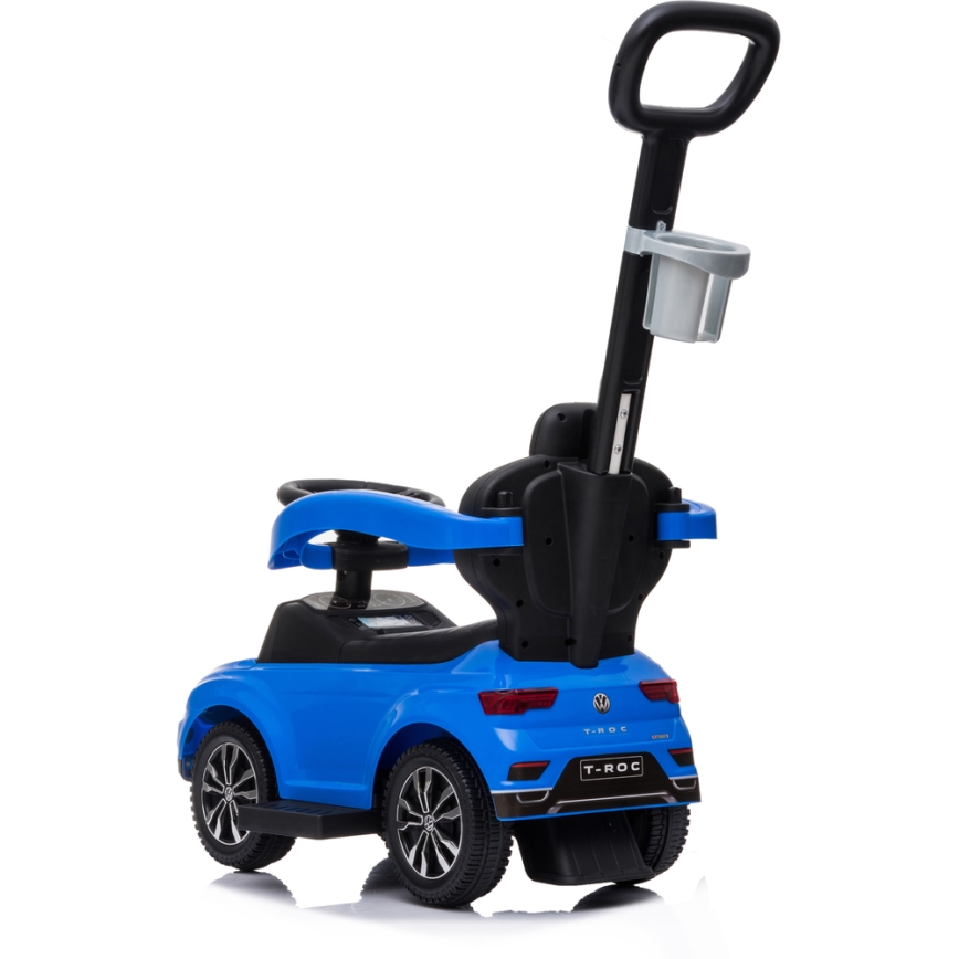 Bicicleta de empurrar Volkswagen 3em1 2xAA azul/preto