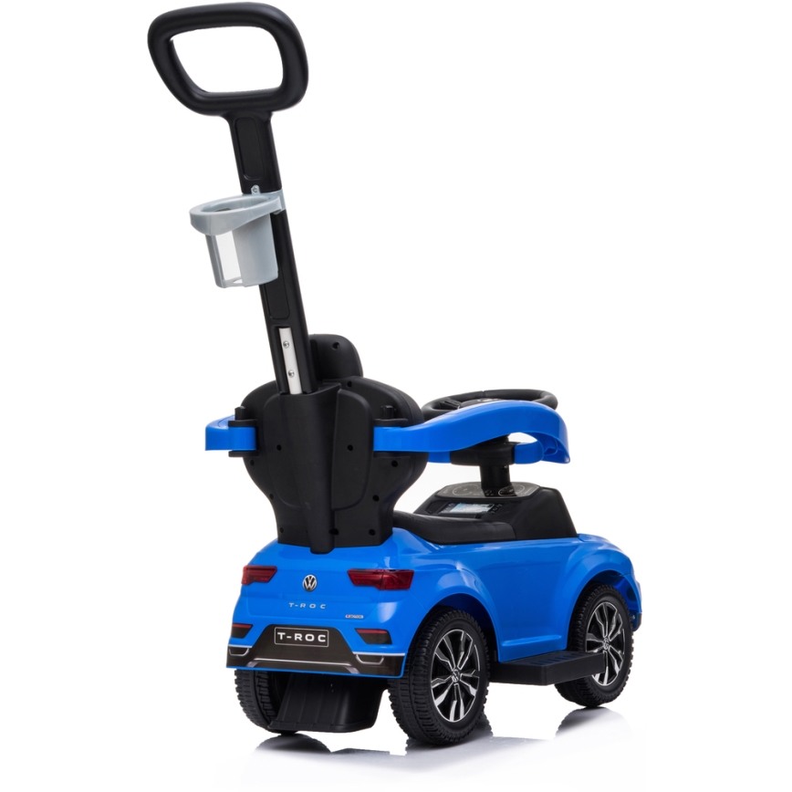 Bicicleta de empurrar Volkswagen 3em1 2xAA azul/preto