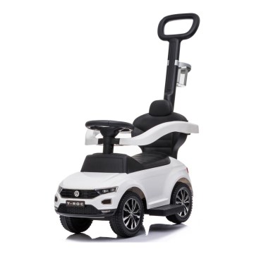 Bicicleta de empurrar Volkswagen 3em1 2xAA branco/preto