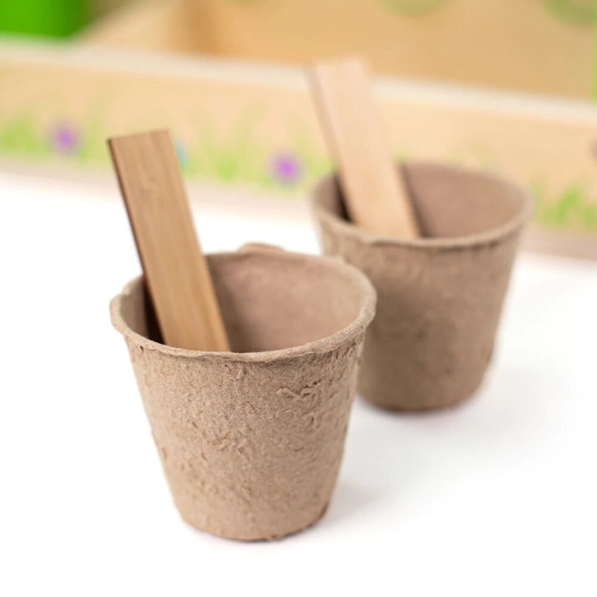 Bigjigs Toys - Conjunto de jardinagem numa caixa