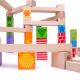 Bigjigs Toys - Corrida de berlindes de madeira colorido