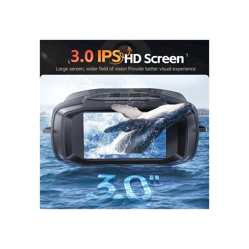Binóculos com visão noturna 6x25 4000 mAh