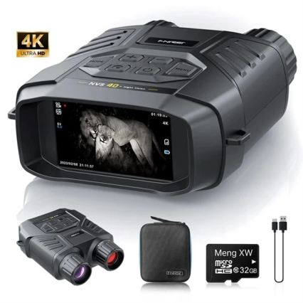 Binóculos com visão noturna 6x25 4000 mAh