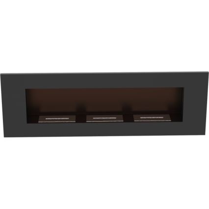 Kratki - Lareira BIO embutida 40x120 cm 3x1,1kW preta