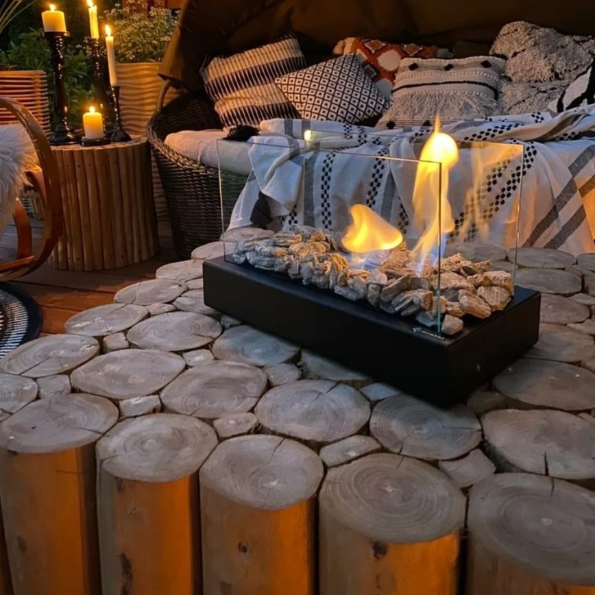 Kratki - Lareira BIO 21,8x35,4 cm 1kW preta