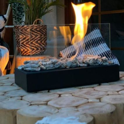 Kratki - Lareira BIO 21,8x35,4 cm 1kW preta