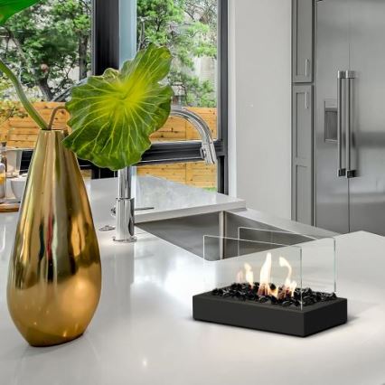 Kratki - Lareira BIO 21,8x35,4 cm 1kW preta