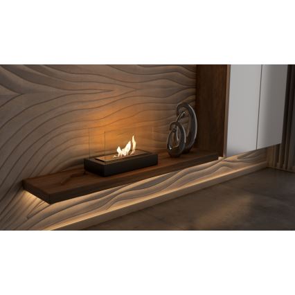 Kratki - Lareira BIO 21,8x35,4 cm 1kW preta