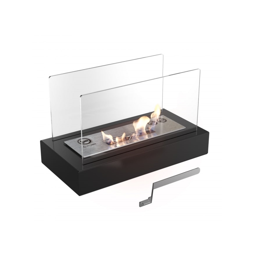 Kratki - Lareira BIO 21,8x35,4 cm 1kW preta