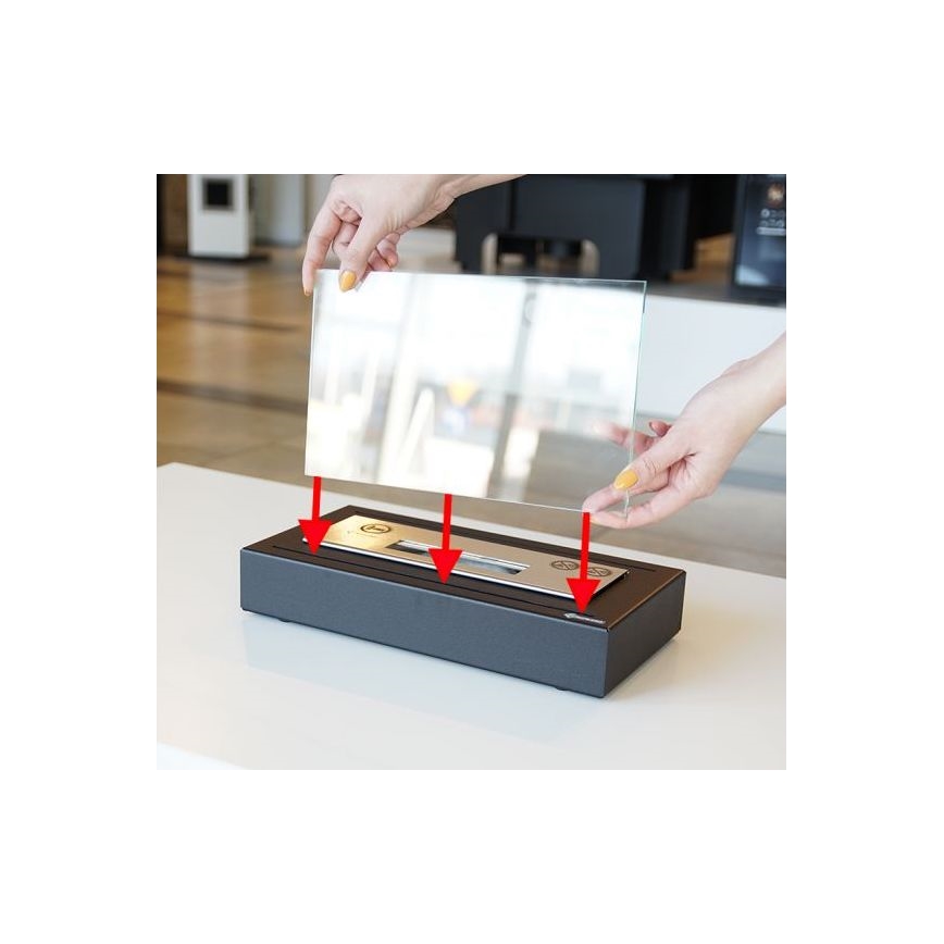 Kratki - Lareira BIO 21,8x35,4 cm 1kW preta