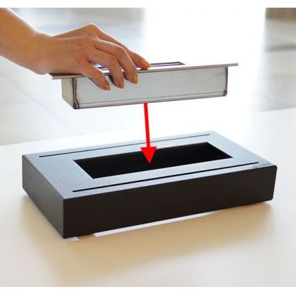 Kratki - Lareira BIO 21,8x35,4 cm 1kW preta