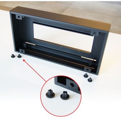 Kratki - Lareira BIO 21,8x35,4 cm 1kW preta