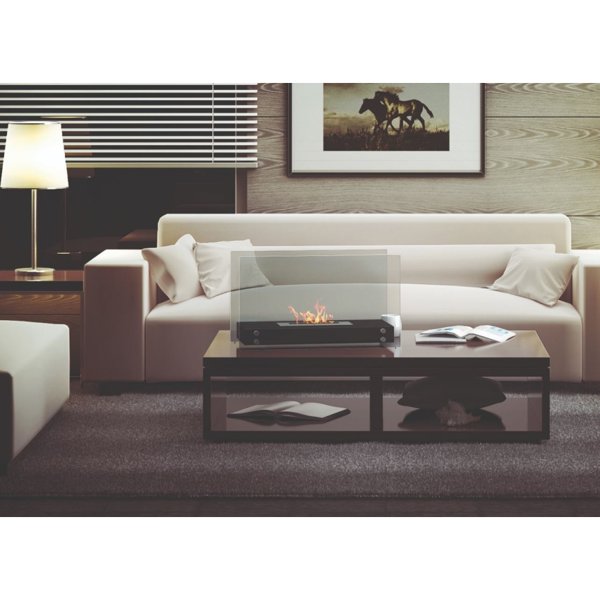 Kratki - Lareira BIO 40,2x70 cm 2kW preta