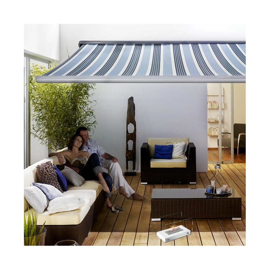 Kratki - Lareira BIO 25,2x39cm 1kW branca