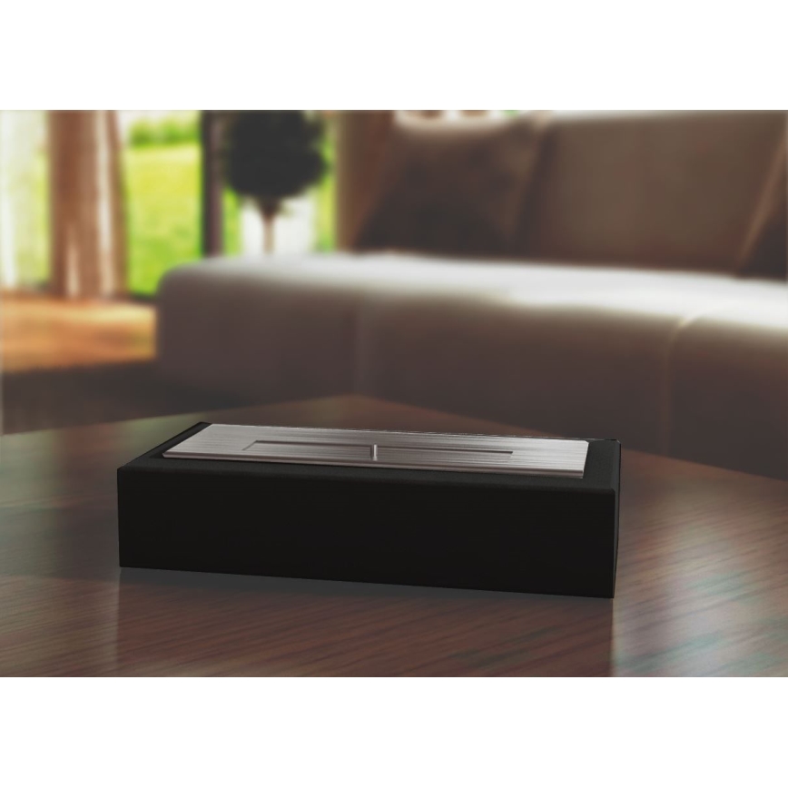 Kratki - Lareira BIO 8,5x49 cm 2,5kW preta