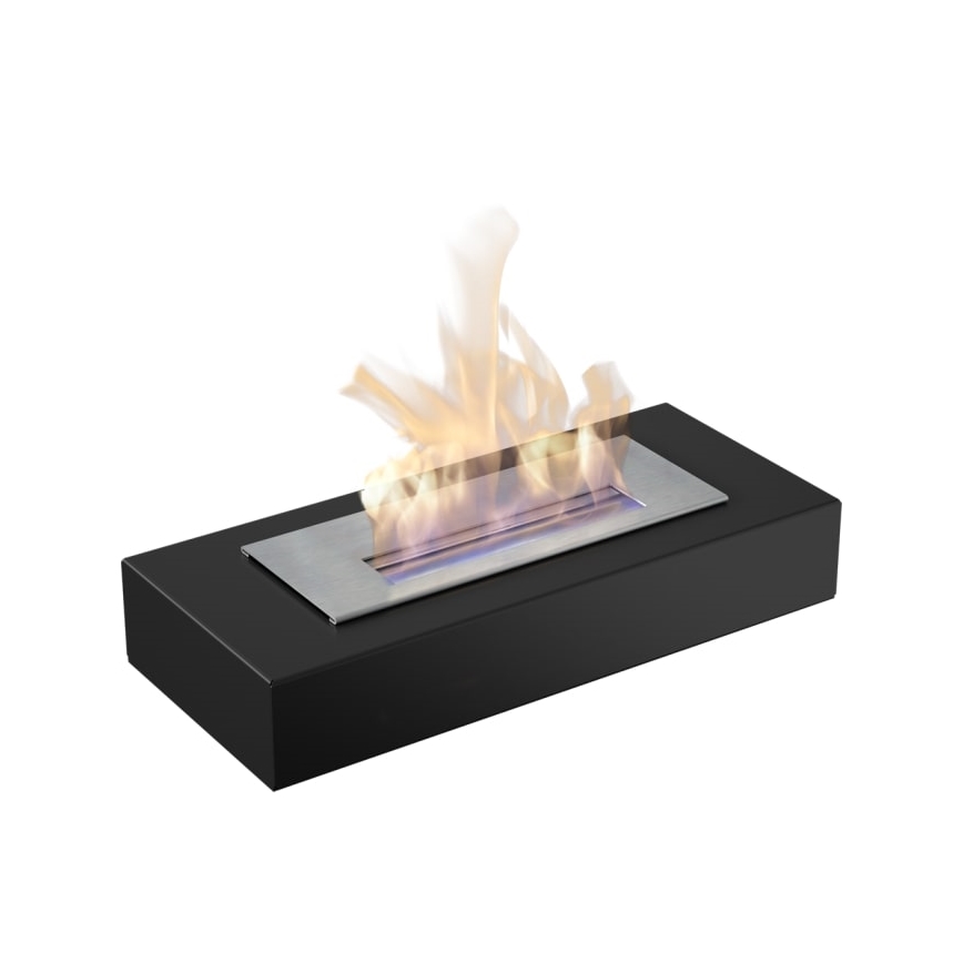 Kratki - Lareira BIO 8,5x49 cm 2,5kW preta