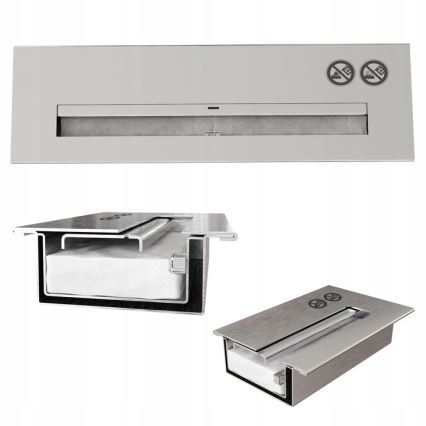 Kratki - Lareira BIO 8,5x49 cm 2,5kW preta