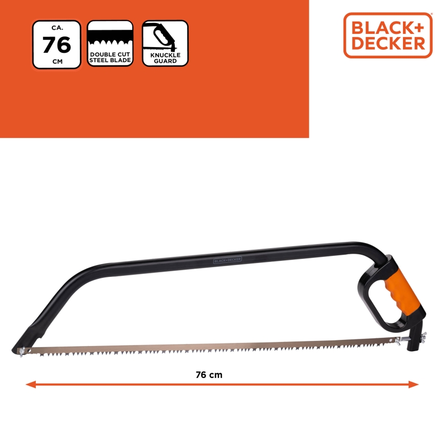 BLACK+DECKER - Serra de moldura 76 cm