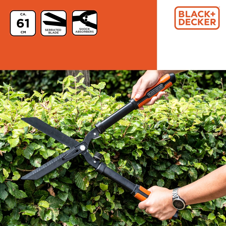 BLACK+DECKER - Tesoura para sebes 610 mm