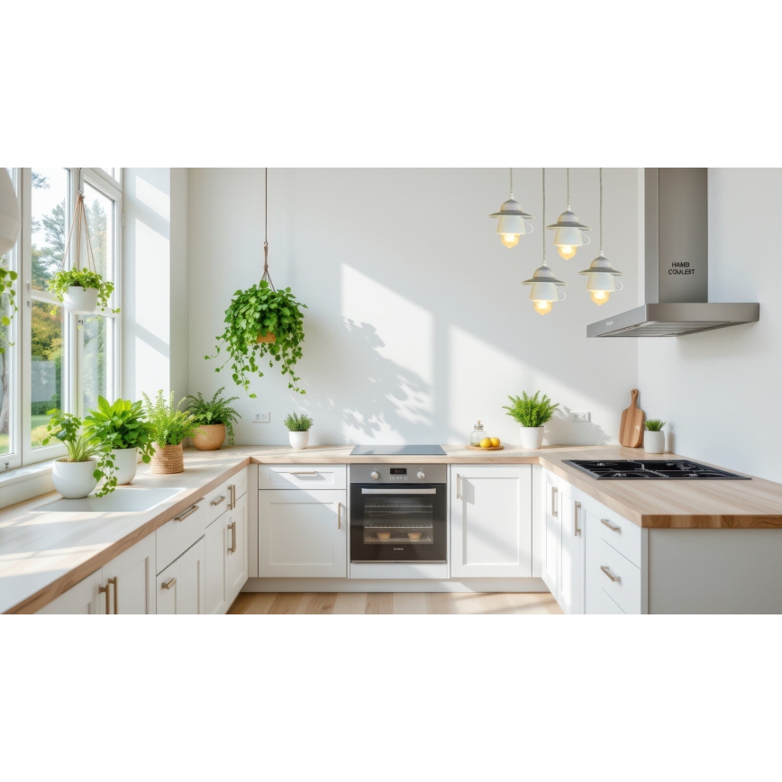 Bohemia-Design - Candeeiro pendente em porcelana com fio 1xE27/60W/230V