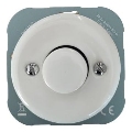 Bohemia-Design - Dimmer retro em porcelana sem moldura 250V/10A branco