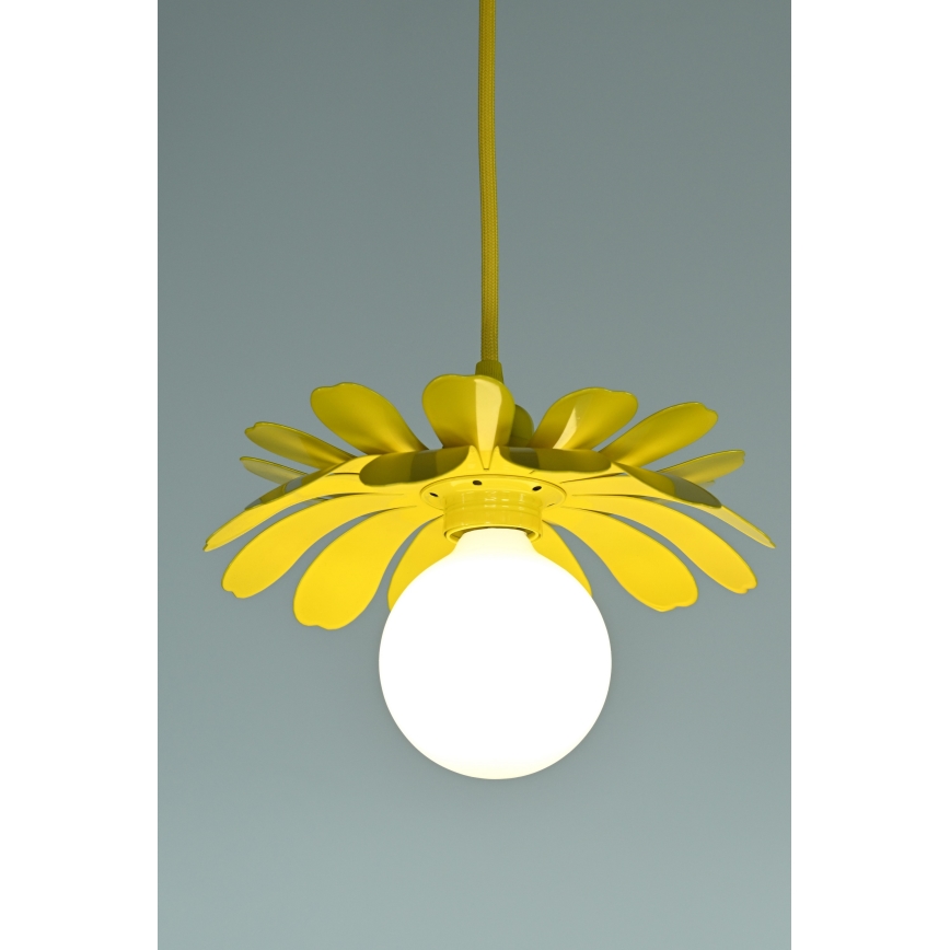 Bohemia-Design - Lustre com cabo 1xE27/60W/230V amarelo