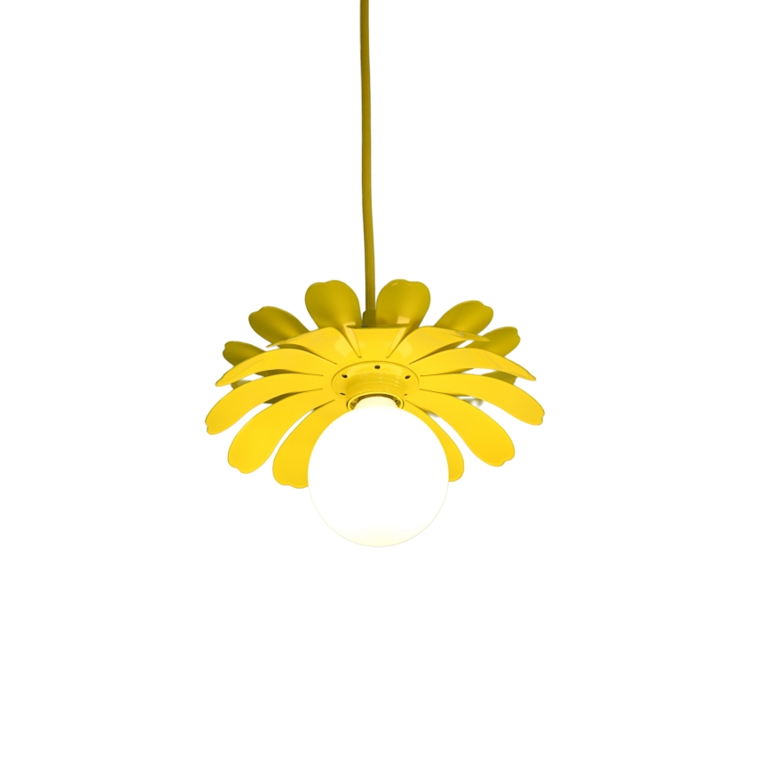 Bohemia-Design - Lustre com cabo 1xE27/60W/230V amarelo