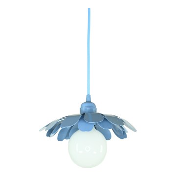 Bohemia-Design - Lustre com cabo 1xE27/60W/230V azul