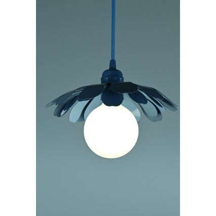 Bohemia-Design - Lustre com cabo 1xE27/60W/230V azul